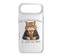 Carcasa para iPhone Air Mi Gato Dirige Esta casa Solo Pago Alquiler Amante de los Gatos