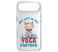 Carcasa para iPhone Air Mi Gato es mi compañero de Yoga Divertido