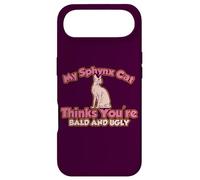 Carcasa para iPhone Air Mi Gato Sphynx Piensa Que Eres Calvo y Feo