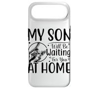 Carcasa para iPhone Air Mi Hijo te estará Esperando en casa béisbol