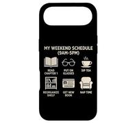 Carcasa para iPhone Air Mi horario de Fin de Semana Amante de los Libros Lectura Novela Bibliófilo
