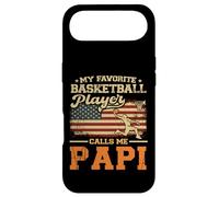 Carcasa para iPhone Air Mi Jugador de Baloncesto Favorito me Llama Bandera de Estados Unidos Papi