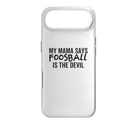Carcasa para iPhone Air Mi mamá Dice Que el futbolín es el Diablo Divertida Temporada de fútbol