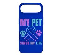 Carcasa para iPhone Air Mi Mascota salvó mi Vida Prevención del Suicidio Emocional Perro Gato