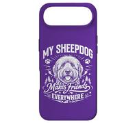 Carcasa para iPhone Air Mi Perro Pastor Hace Amigos en Todas Partes - Old English Sheepdog