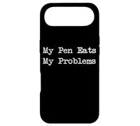 Carcasa para iPhone Air Mi Pluma Come mis Problemas Caligrafía Divertida Sarcasmo