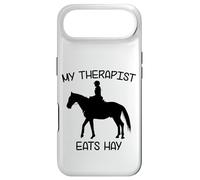 Carcasa para iPhone Air Mi Terapeuta Come heno | Funny Horses