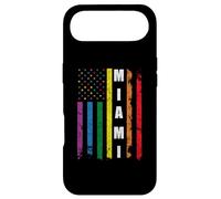 Carcasa para iPhone Air Miami Florida Us American Flag Rainbow Gay LGBT Pride Month
