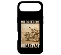 Carcasa para iPhone Air Miles Before Breakfast Moto Aventura Diseño
