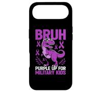 Carcasa para iPhone Air Military Child Month Dinosaur, Purple Up for Military Kids