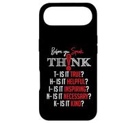 Carcasa para iPhone Air Mindful Speech Acronym True Helpful Inspiring Kind Graphic
