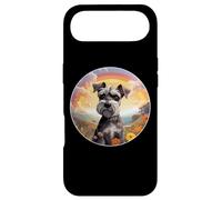 Carcasa para iPhone Air Miniatura Schnauzer Lover Cute Rainbow Bridge Puppy Dog Art