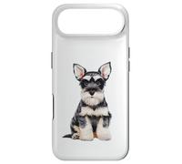 Carcasa para iPhone Air Miniatura Schnauzer Puppy Sketch Dibujo Arte Perro Amante