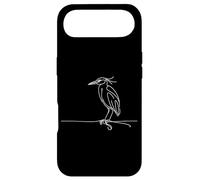 Carcasa para iPhone Air Minimalista Heron Line Art Bird Ilustración Diseño