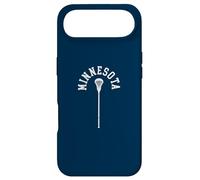 Carcasa para iPhone Air Minnesota Minimalist Vertical Lacrosse Stick Retro LAX