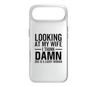 Carcasa para iPhone Air Mirando a mi Esposa Creo Que Ella es una Mujer afortunada