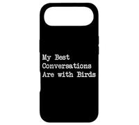 Carcasa para iPhone Air Mis Mejores Conversaciones Son con pájaros Cita Divertida