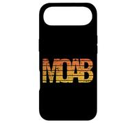Carcasa para iPhone Air Moab Utah Vintage Retro Estilo Atardecer Desgastado Arte