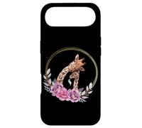 Carcasa para iPhone Air Mom and Baby Giraffe For Safari Animal Lover Floral Circle