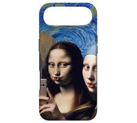 Carcasa para iPhone Air Mona Lisa Noche Estrellada Niña con Un Pendiente De Perla El Grito