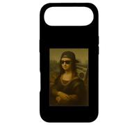 Carcasa para iPhone Air Mona Lisa Street Style Rap Art Boombox Gafas de Sol Cadena