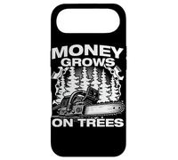 Carcasa para iPhone Air Money Grows on Trees Leñador Motosierra Madera Cortar