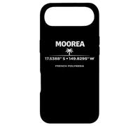 Carcasa para iPhone Air Moorea Polinesia Francesa Coordina Diseño de la Isla