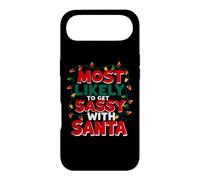 Carcasa para iPhone Air Most Likely to Get Sassy with Santa Funny Christmas Humor