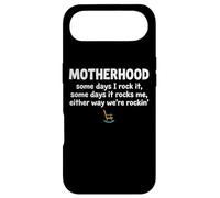 Carcasa para iPhone Air Motherhood Some Days I Rock It Some Days It Rocks Me