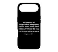 Carcasa para iPhone Air Motivational Christian Bible Verse Philippians 3 13-14 Faith