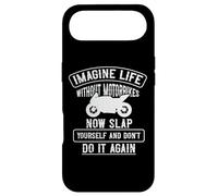 Carcasa para iPhone Air Motociclistas Divertido Motocicleta Meme Imagina La Vida Sin Motocicletas