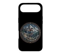 Carcasa para iPhone Air Mountain Bike Mochila Night Moon Mountains
