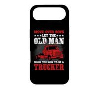Carcasa para iPhone Air Move Over Boys Let The Old Man Trucker Funny Truck Driver