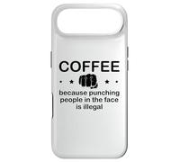 Carcasa para iPhone Air Mug Coffee Because Punching People in The Face is Illegal