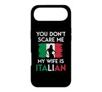 Carcasa para iPhone Air Mujer Italiana Bandera You Don't Scare Me My Wife Is Italian