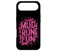 Carcasa para iPhone Air Mujer Mud Run Fun Mudder Running Mudding Race Girls Team ATV