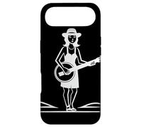 Carcasa para iPhone Air Mujer Que Toca el Banjo Sketch Country Music for Girls
