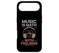 Carcasa para iPhone Air Music Is Math with Feelings Headphones Heartbeat Art