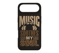Carcasa para iPhone Air Music Soothes My Soul Auriculares Audio Lover Animal Spots