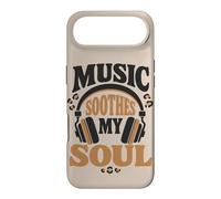 Carcasa para iPhone Air Música Calma Mi Alma Auriculares Audio Melodía Música