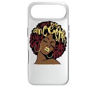 Carcasa para iPhone Air My Ancestors Dreams Granate Rojo Borgoña Ruby Afro Woman