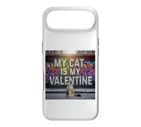 Carcasa para iPhone Air My Cat Is My Valentine Maine Coon Street Graffiti Amante de los Gatos