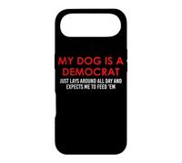 Carcasa para iPhone Air My Dog is a Democrat Lays Around All Day Expects Me to Feed