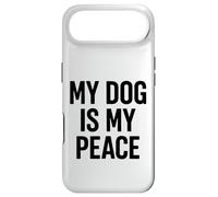 Carcasa para iPhone Air My Dog Is My Peace. Diseño Minimalista para Amantes de los Perros.
