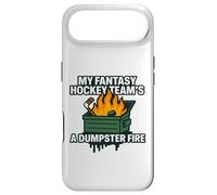 Carcasa para iPhone Air My Fantasy Hockey Team's a Dumpster Fire Draft Deportivo Divertido