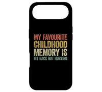 Carcasa para iPhone Air My Favorite Childhood Memory is my Back Not Hurting