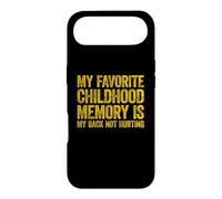 Carcasa para iPhone Air My Favorite Childhood Memory is my Back Not Hurting