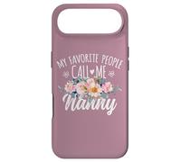 Carcasa para iPhone Air My Favorite People Call Me Nanny Floral Birthday Nanny