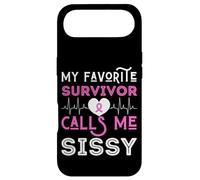Carcasa para iPhone Air My Favorite Survivor Call Me Sissy Cáncer de Mama Rosa Mujeres