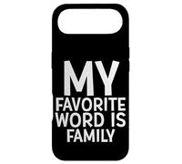 Carcasa para iPhone Air My Favorite Word Is Family Time Gift For Moms Dads Families